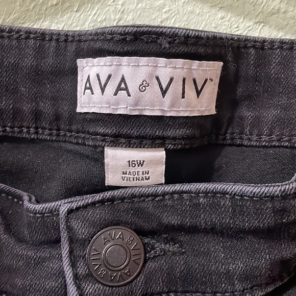 Ava & Viv Jeans Size 16W - Picture 3 of 3